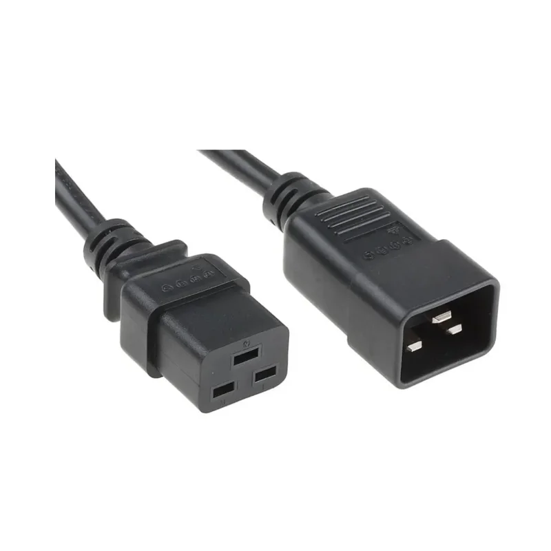 C19 to C20 Plug Heavy Duty Power Cord 1.5M