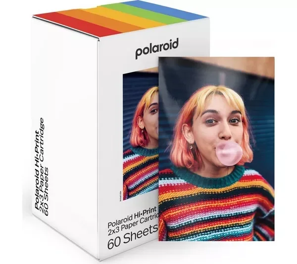 Polaroid Hi·Print 2×3 Paper Cartridge Generation 2 – 60 Sheets