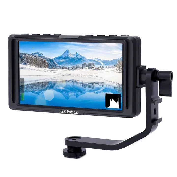 FEELWORLD F5 5″ 4K HDMI DSLR on Camera Monitor Full HD
