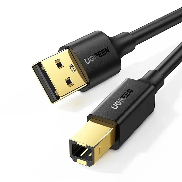 UGREEN USB 2.0 AM to BM Print Cable 5m (Black) – US135
