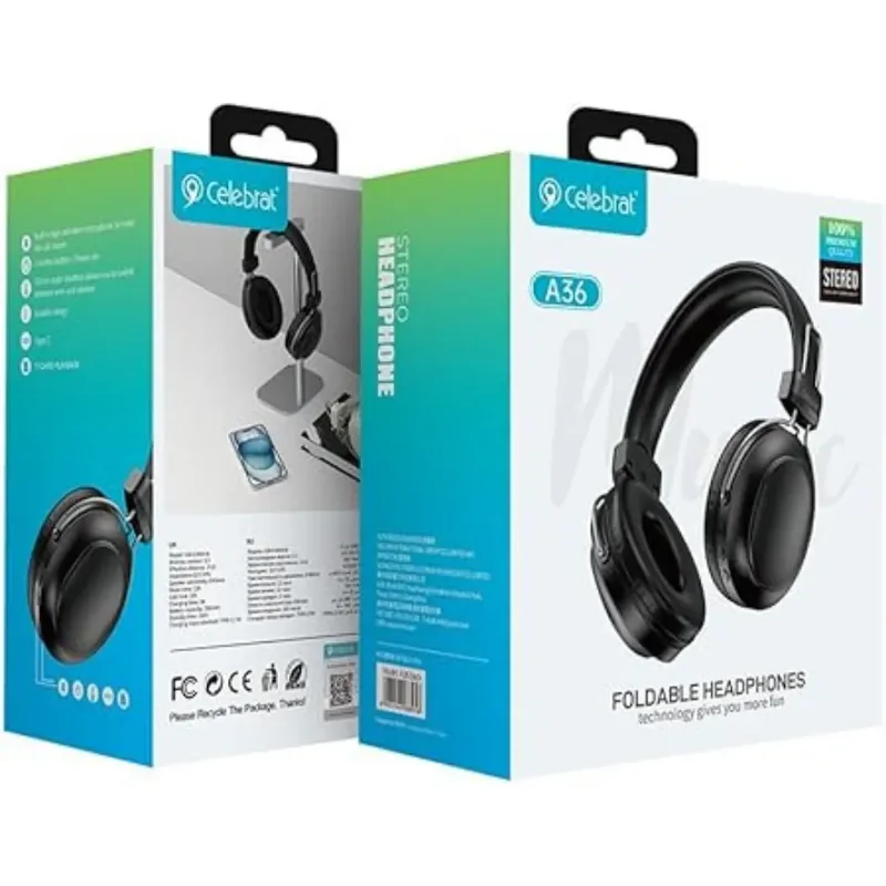 Celebrat A36 Bluetooth Headphones
