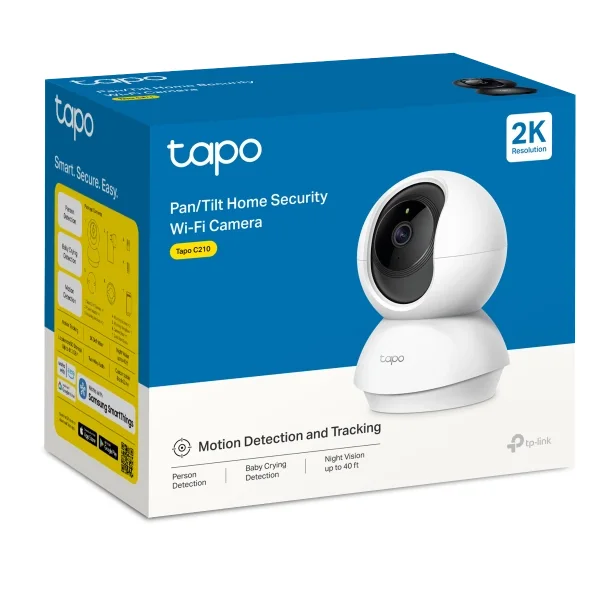 TP-Link Pan/Tilt Home Security Wi-Fi Camera – TL-TAPO C210