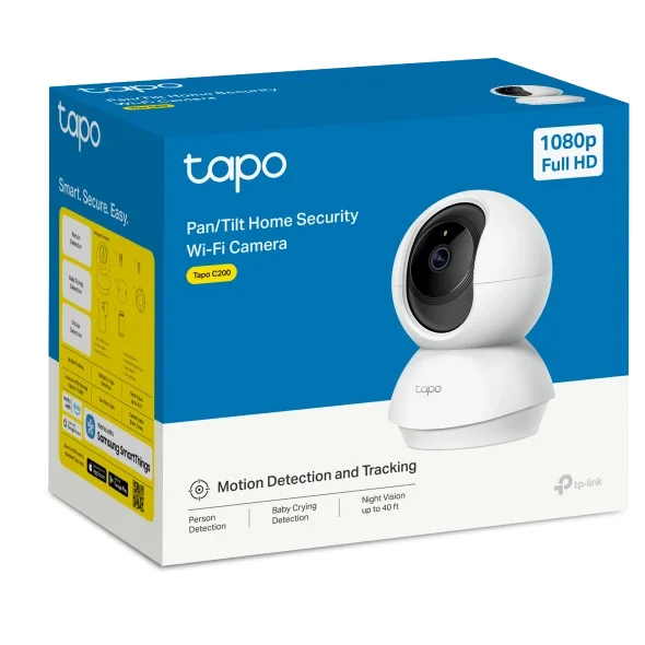 TP-Link TL-TAPO C200 Pan/Tilt Home Security Wi-Fi Camera