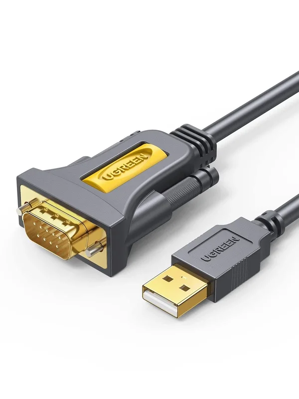 UGREEN CR104 USB-A 2.0 to DB9 RS-232 Male Adapter Cable 1.5m