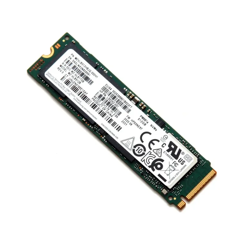 Samsung 512GB SSD NVME Hard disk
