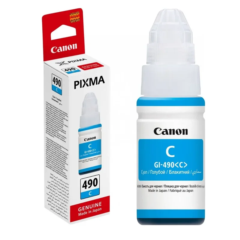 Canon GI-490 Cyan Ink Bottle