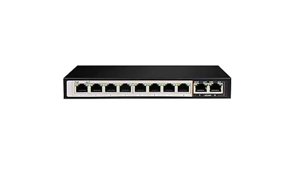 D-Link 8GE PoE+ 2GE Uplink 250m PoE Switch – DGS-F1010P