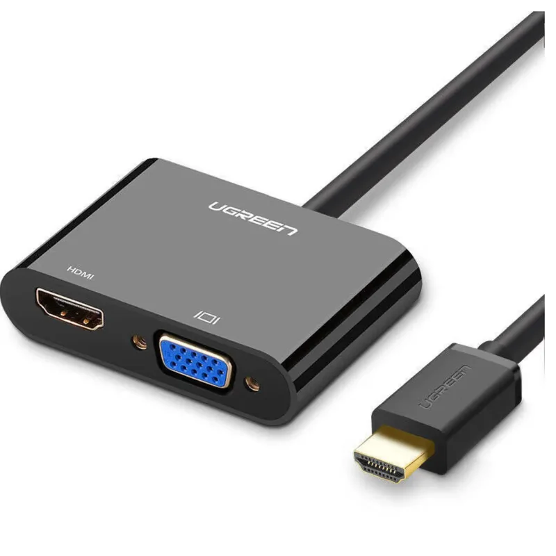 UGREEN CM101 HDMI To VGA + HDMI+3.5mm Audio Converter