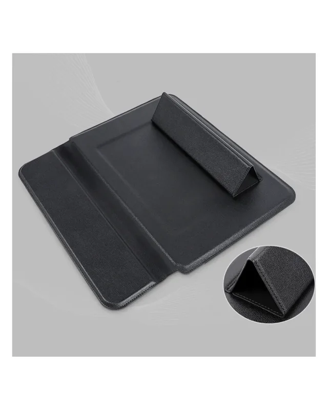 Premium 14-inch 2 in 1 PU Leather Laptop Sleeve with Stand