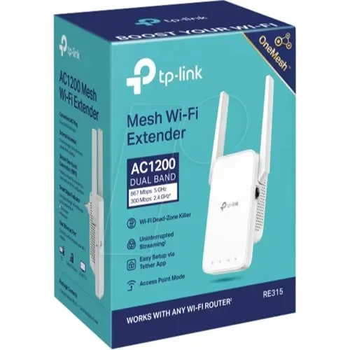 TP-Link AC1200 Wireless N Wall Plugged Range Extender – TL-RE305