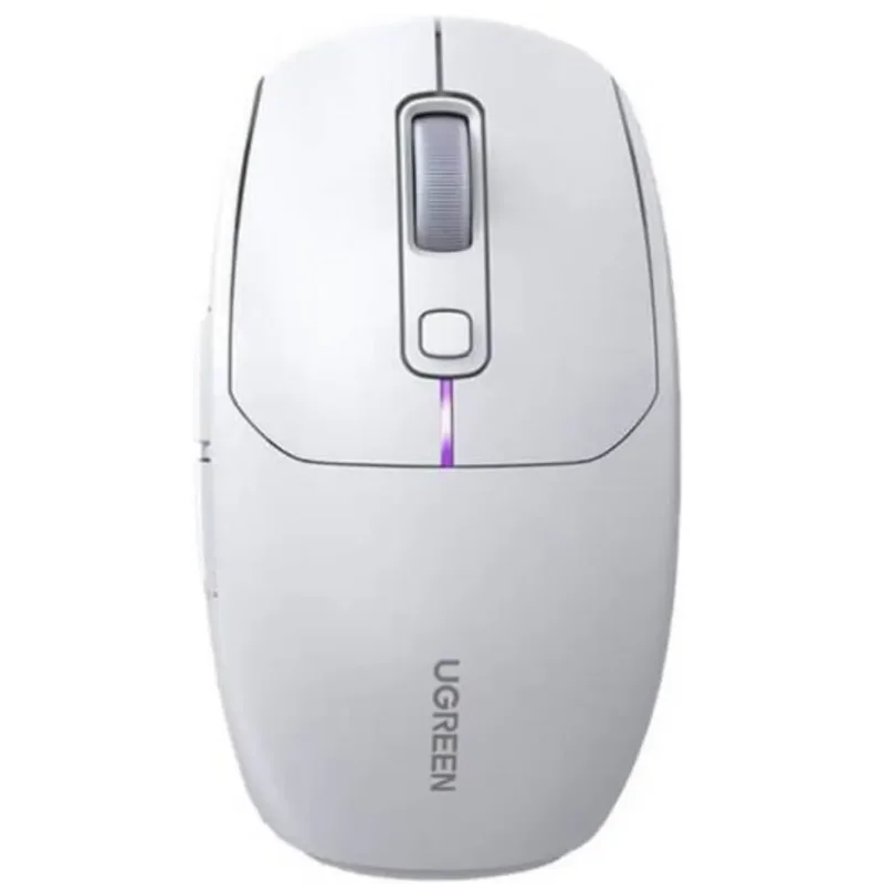 UGREEN Lightweight Wireless & Bluetooth Rechargeable Gaming Mouse – White