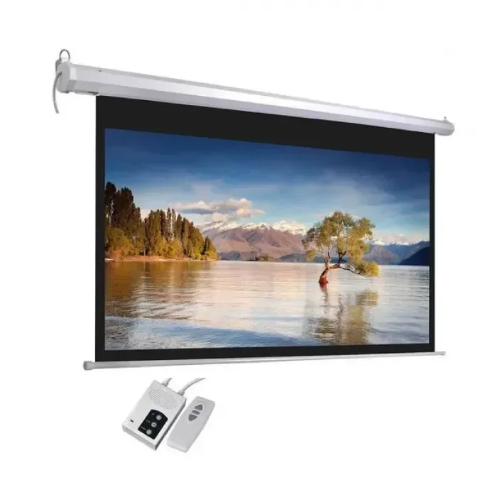 Techcom TC-APS-3240 Auto Electric Projector Screen 240 x 240 Inches