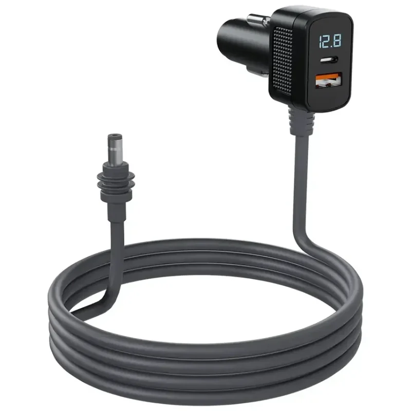 Porodo Starlink Mini DC Plug Car Charger – Gray