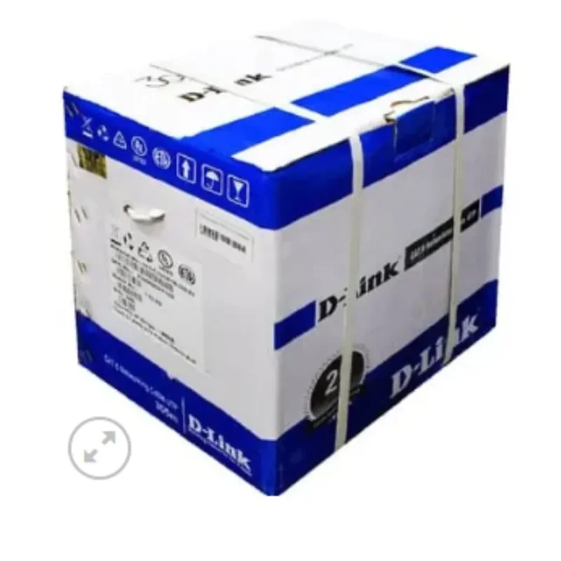 D-Link Cat6 UTP 24AWG PVC Cable Roll 305m – Gray