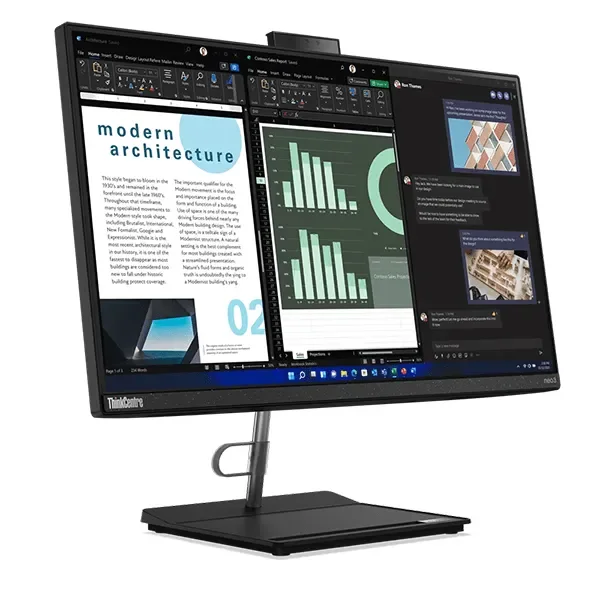 Lenovo ThinkCentre neo 30a 24, Intel Core i3 1220P, 4GB DDR4 3200 , 256GB SSD , 23.8″ FHD – 12B00098UM