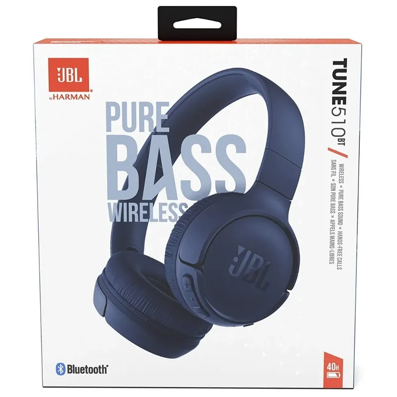 JBL Tune 510 Bluetooth Wireless On-Ear Headphones