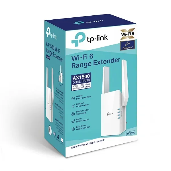 TP-Link AX1500 Wi-Fi Range Extender – TL-RE505X